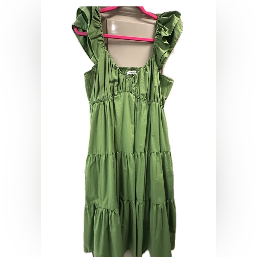 Abercrombie Green Maxi Dress